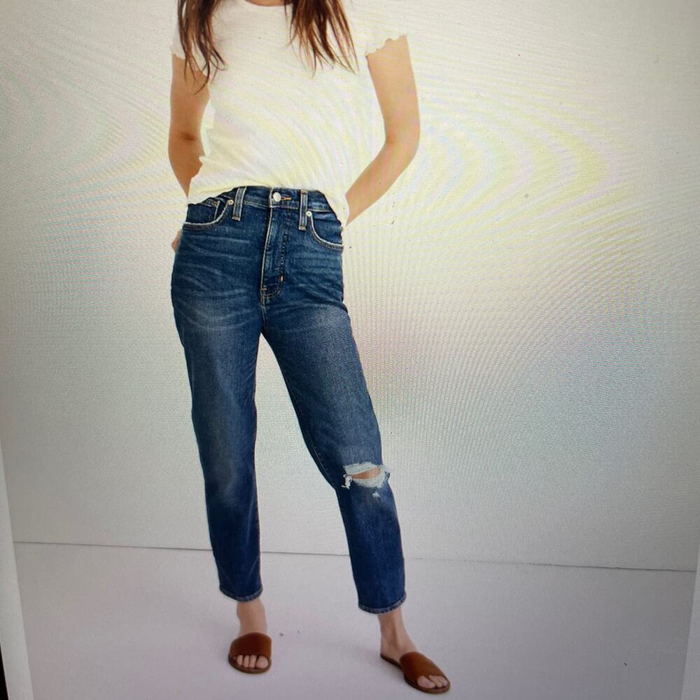 Madewell The Mom Jean Comfort Stretch Edition Size 30